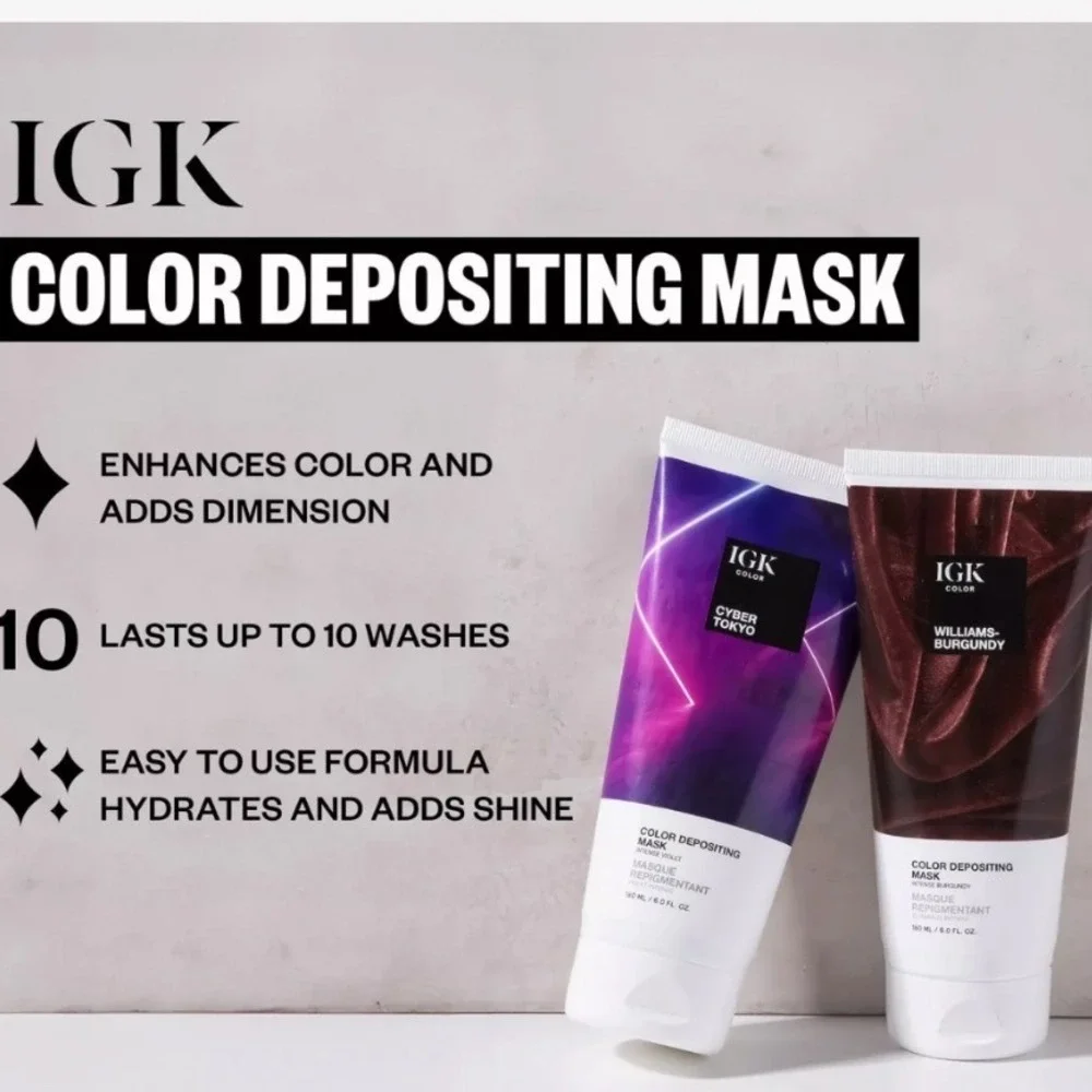IGK Color Color Depositing Mask Light Sand Semi Deeply Conditioning